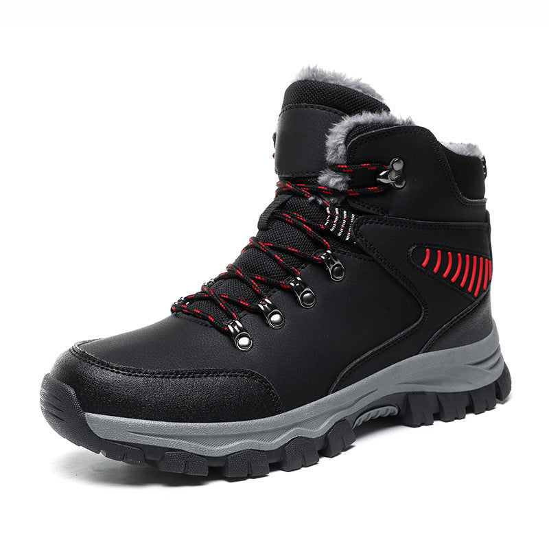 Gefütterte Herren Winter-Stiefel, hohe Passform
