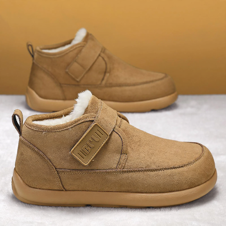 Warme Herren-Winterstiefel, gefüttert, knöchelhoch