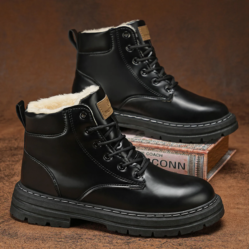 Gefütterte Herren-Arbeitsstiefel in Übergrößen