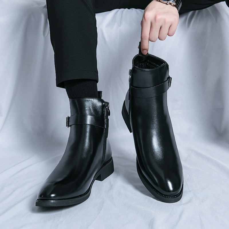 Herren-Stiefeletten mit Reißverschluss