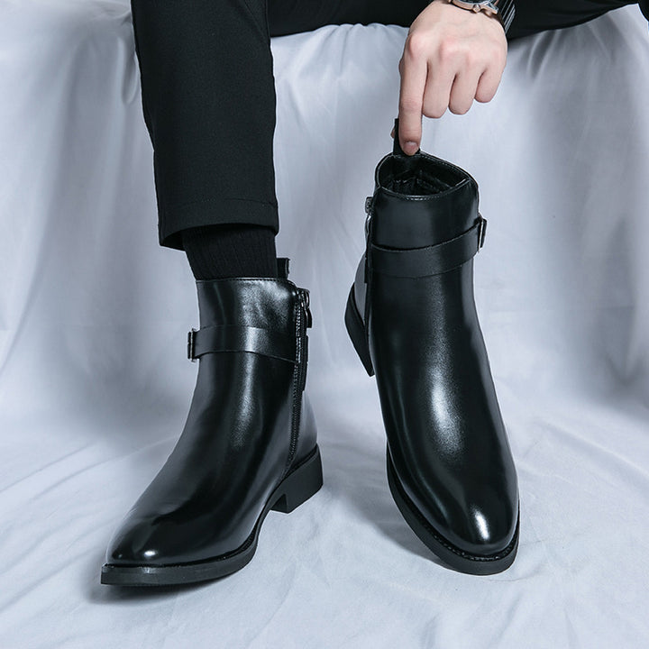 Herren-Stiefeletten mit Reißverschluss