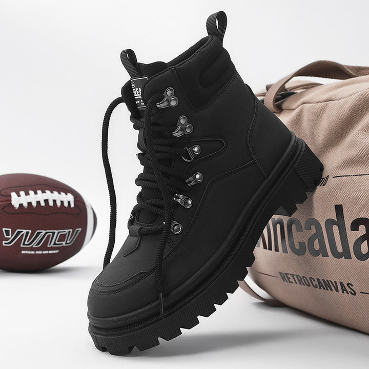 Robuste Herren-Winterstiefel mit Warmfutter