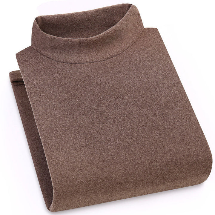 Herren-Strickpullover mit Stehkragen, wärmend und elastisch