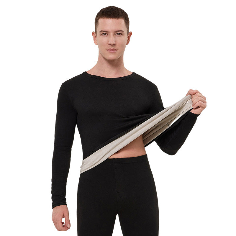Herren-Thermo-Set, Kaschmir-Seide-Mix, wärmend