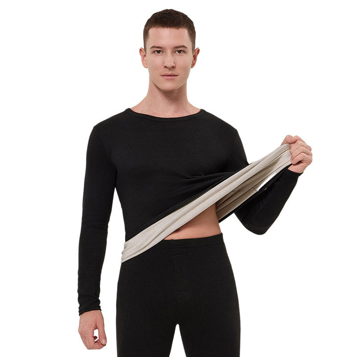Herren-Thermo-Set, Kaschmir-Seide-Mix, wärmend