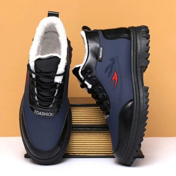Herren-Winterstiefel, gefüttert, wasserabweisend