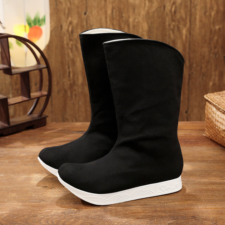 Traditionelle Herren-Stiefel, Retro-Stil, gefüttert