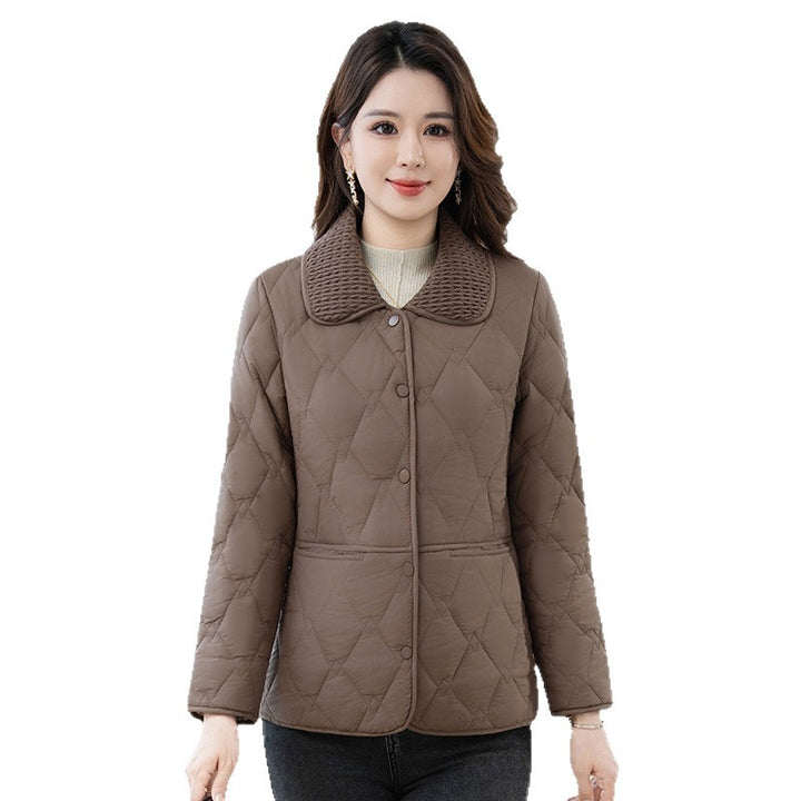 Leichte Damen-Steppjacke mit Reverskragen