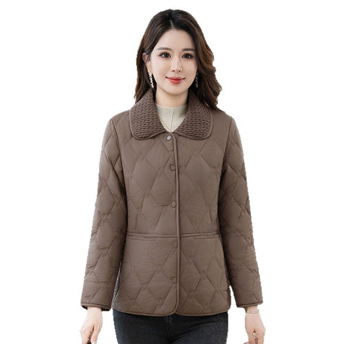 Leichte Damen-Steppjacke mit Reverskragen
