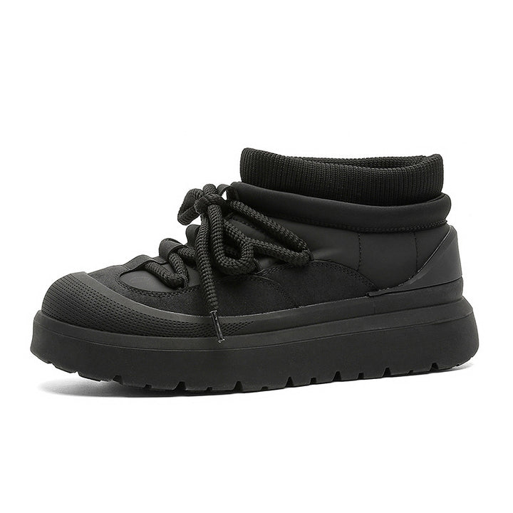 Gefütterte Herren-Kurzstiefel aus Leder