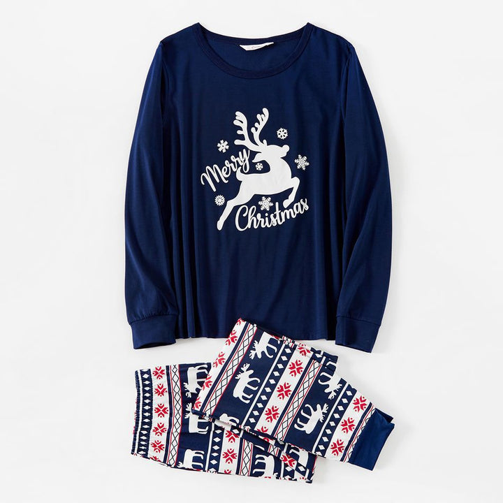Weihnachtliches Familien-Schlafanzug-Set