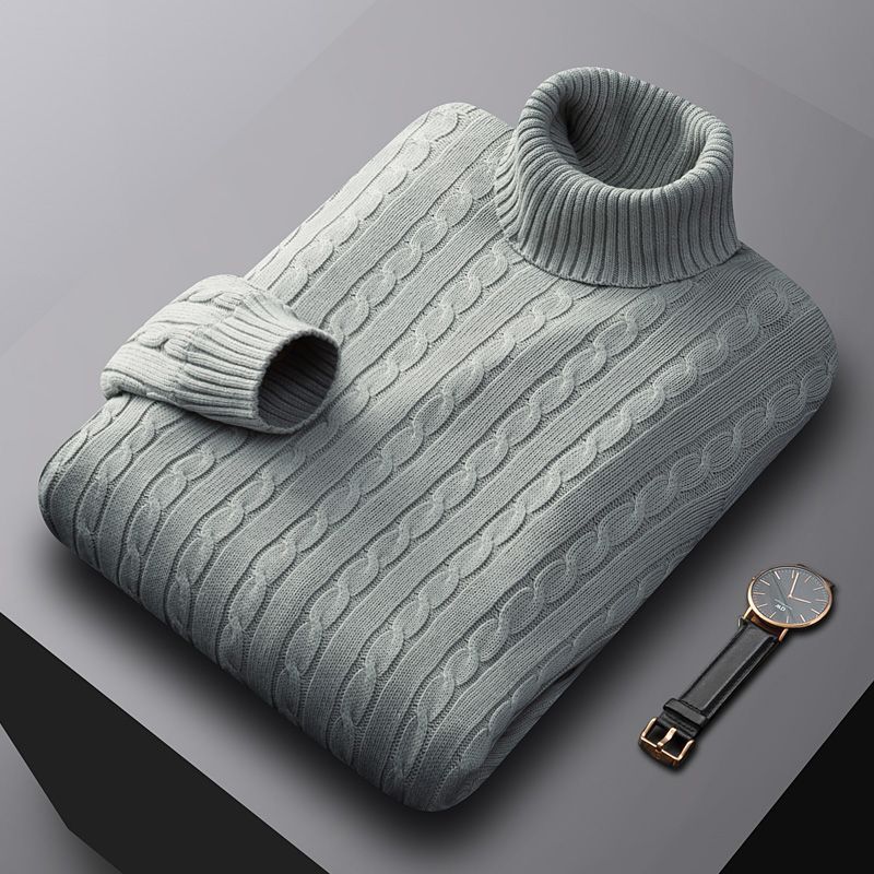 Herren-Strickpullover, Baumwolle, gefüttert
