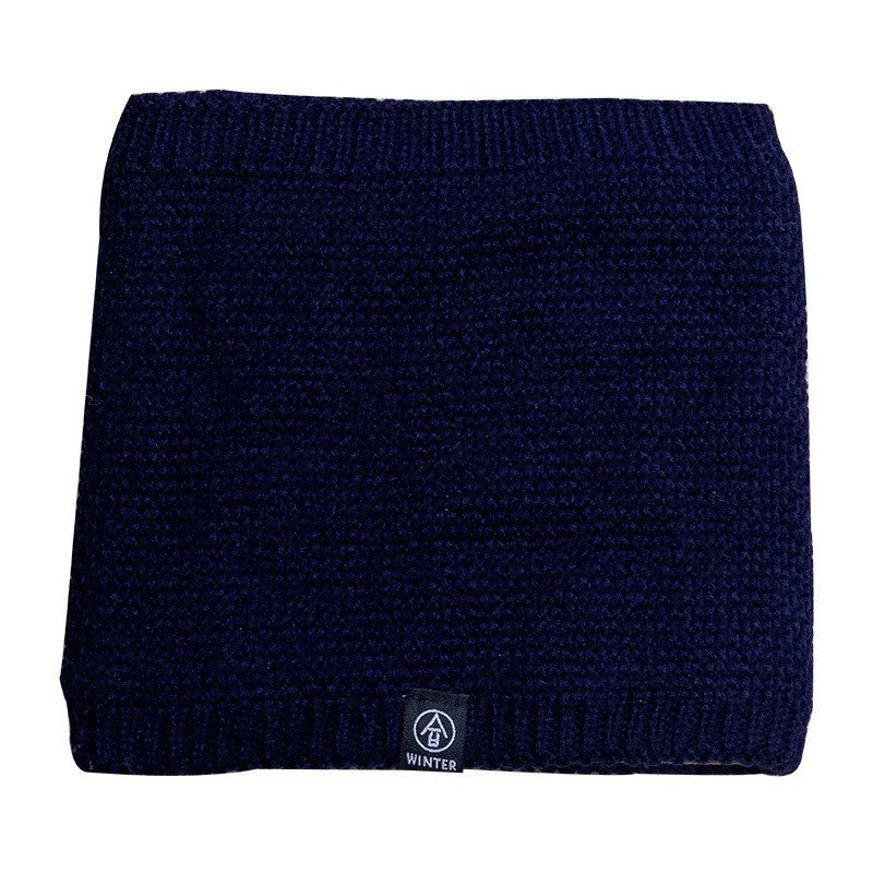 Gestrickter Schlauchschal, gefüttert