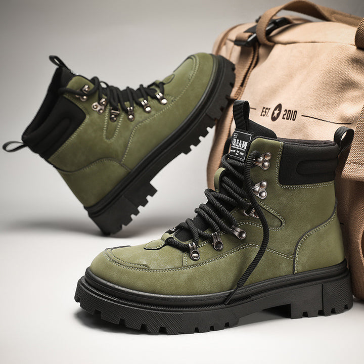 Robuste Herren-Winterstiefel mit Warmfutter