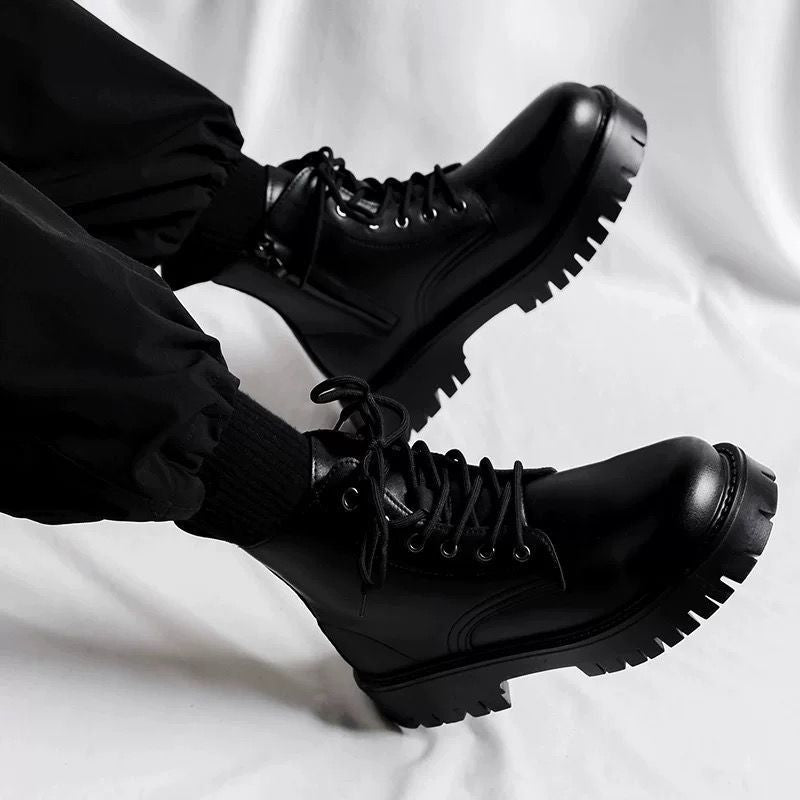 Herren-Winterstiefel mit Reißverschluss, gefüttert