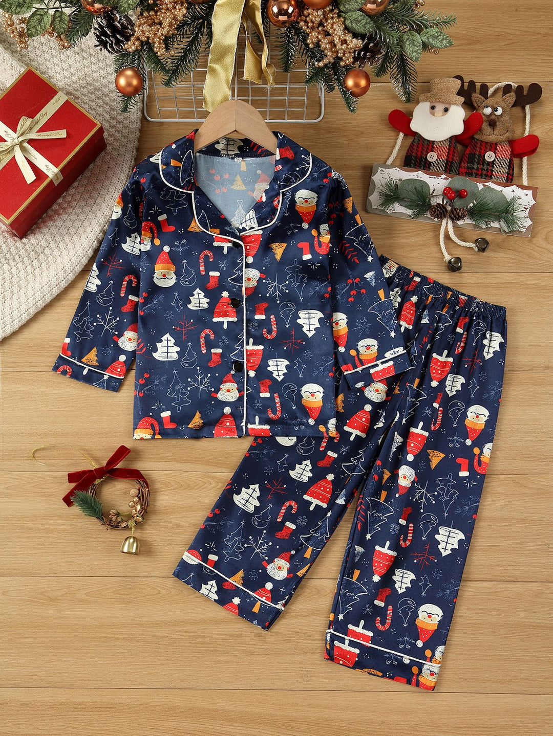 Weihnachts-Schlafanzug-Set für Kinder