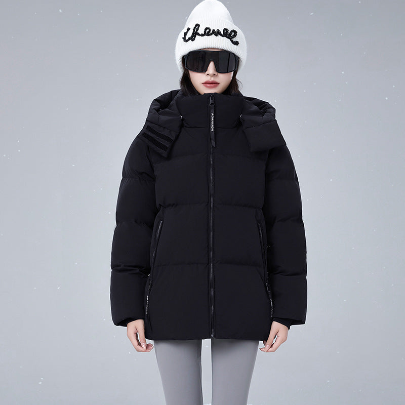 Kurze, extra dicke Daunenjacke für Damen