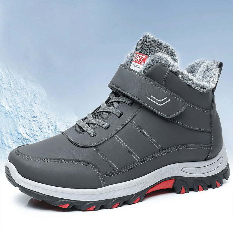 Gefütterte Herren-Winterstiefel, robust, für Outdoor-Aktivitäten
