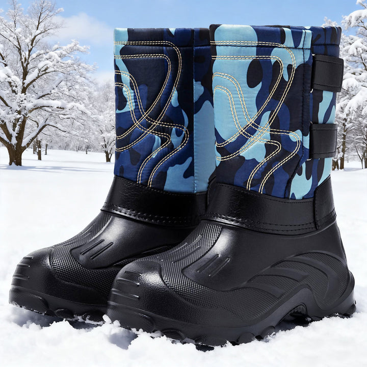 Gefütterte Herren-Winterstiefel, rutschfest