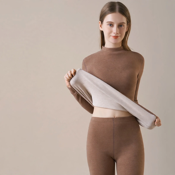 Thermo-Unterwäsche-Set für Damen und Herren, gefüttert