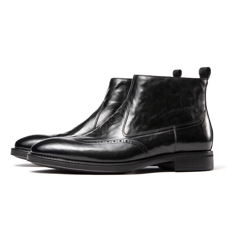 Retro Chelsea-Stiefel mit Warmfutter