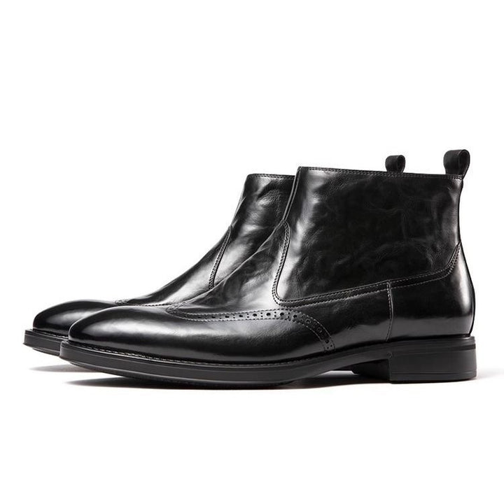 Retro Chelsea-Stiefel mit Warmfutter