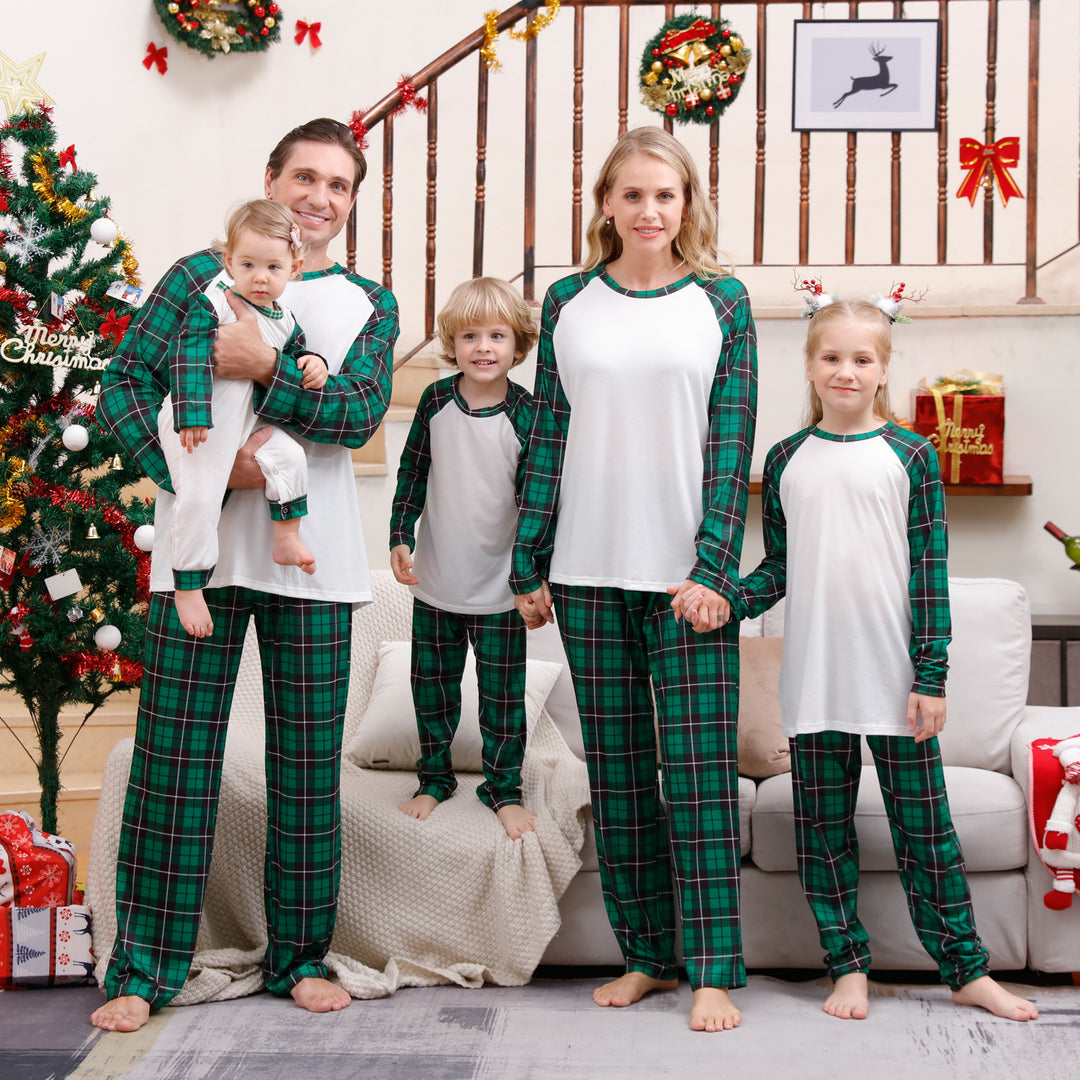 Familien-Schlafanzug-Set mit Karomuster