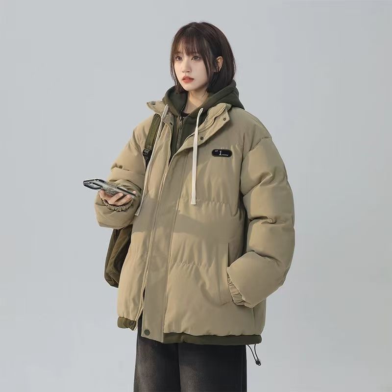 Gefütterte Damen-Winterjacke im Lagen-Look