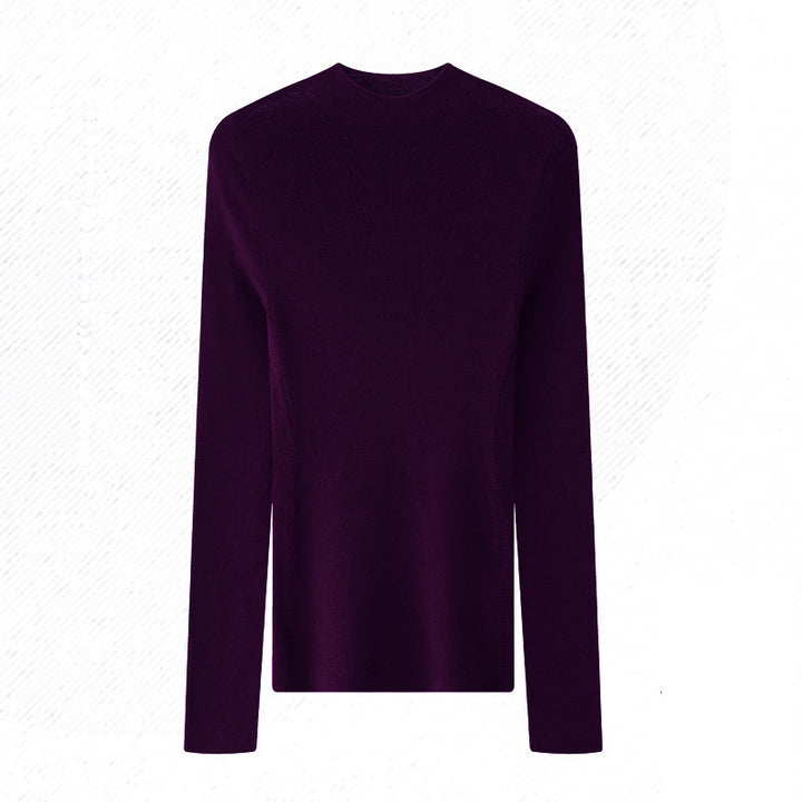Damen-Rollkragenpullover aus Merinowolle
