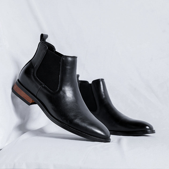 Herren-Chelsea-Stiefel, elegant, spitz zulaufend