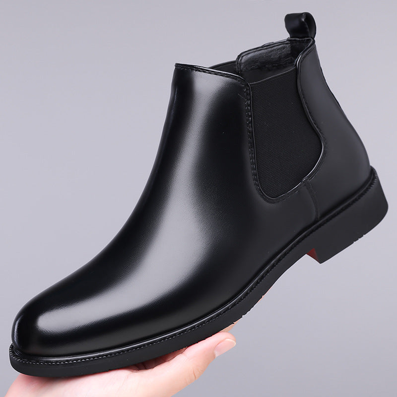 Robuste Herren-Arbeitsstiefel aus Leder