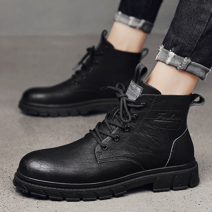 Herren-Stiefel im Arbeitsstil, PU-Obermaterial