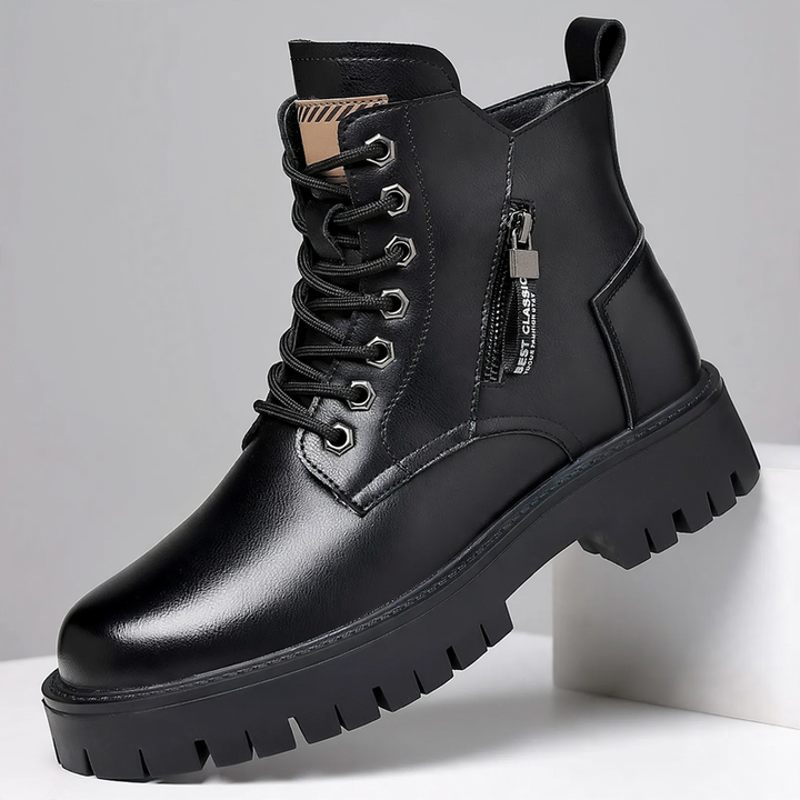 Gefütterte Herren-Winterstiefel, wasserabweisend