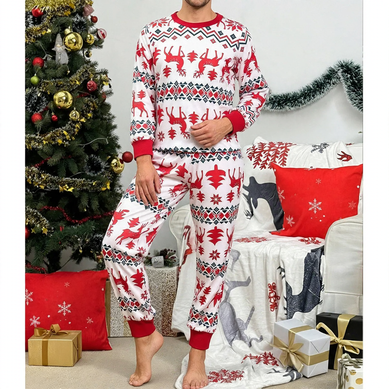 Weihnachts-Schlafanzug-Set für Paare
