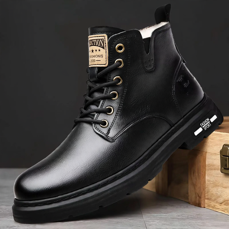 Vielseitige Herren-Martinsstiefel im Retro-Stil