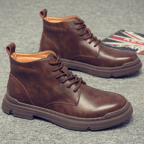 Gefütterte Herren-Stiefel im britischen Stil