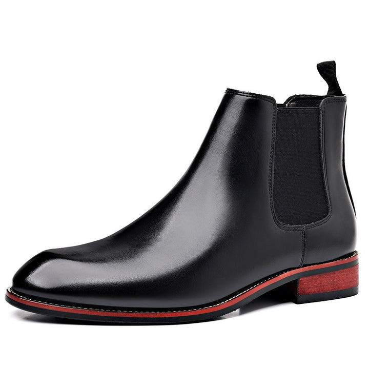 Moderne Herren-Chelsea-Boots, spitz zulaufend