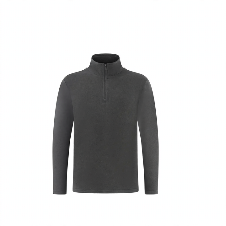 Herren-Pullover mit Stehkragen und Reißverschluss