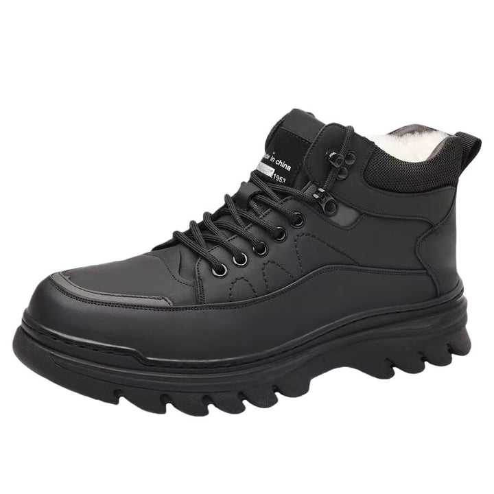 Gefütterte Herren-Winterstiefel, rutschfest