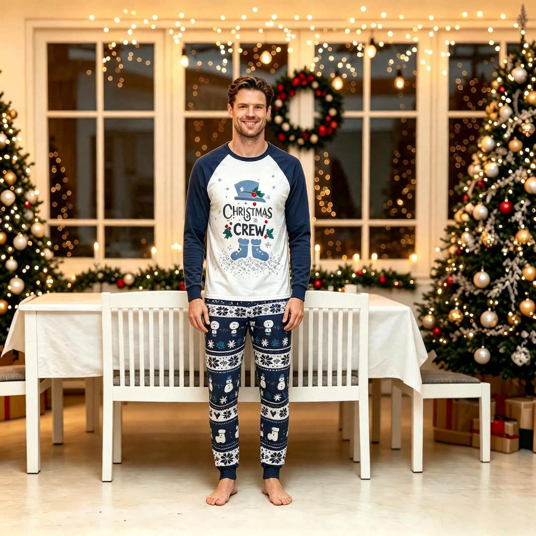 Weihnachts-Schlafanzug-Set für die ganze Familie