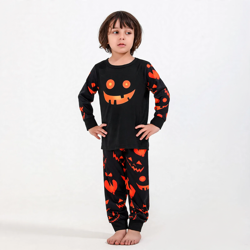 Weihnachts-Pyjama-Set für die Familie, Strickoptik-Druck