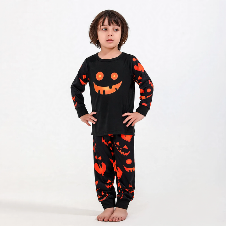 Weihnachts-Pyjama-Set für die Familie, Strickoptik-Druck