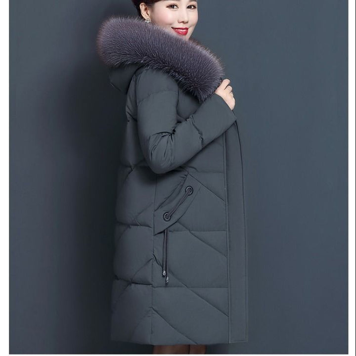 Gefütterte Damen-Winterjacke in Übergröße