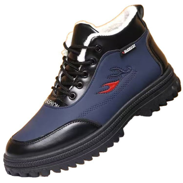 Gefütterte Herren-Stiefeletten, wasserabweisend, warm