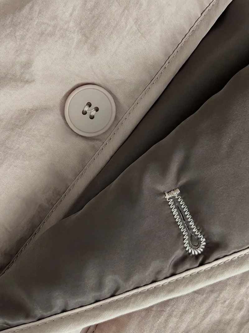Damen-Steppjacke im Retro-Workwear-Stil