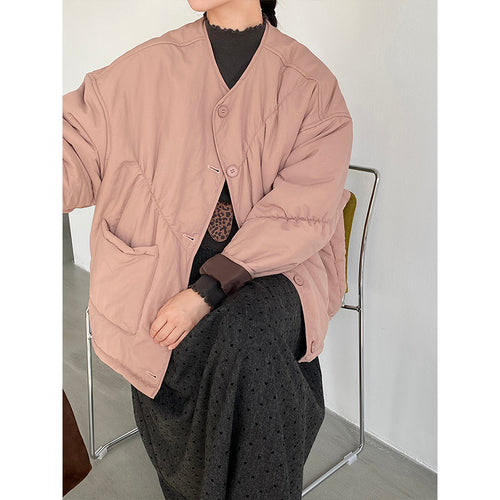 Damen-Steppjacke im Retro-Workwear-Stil