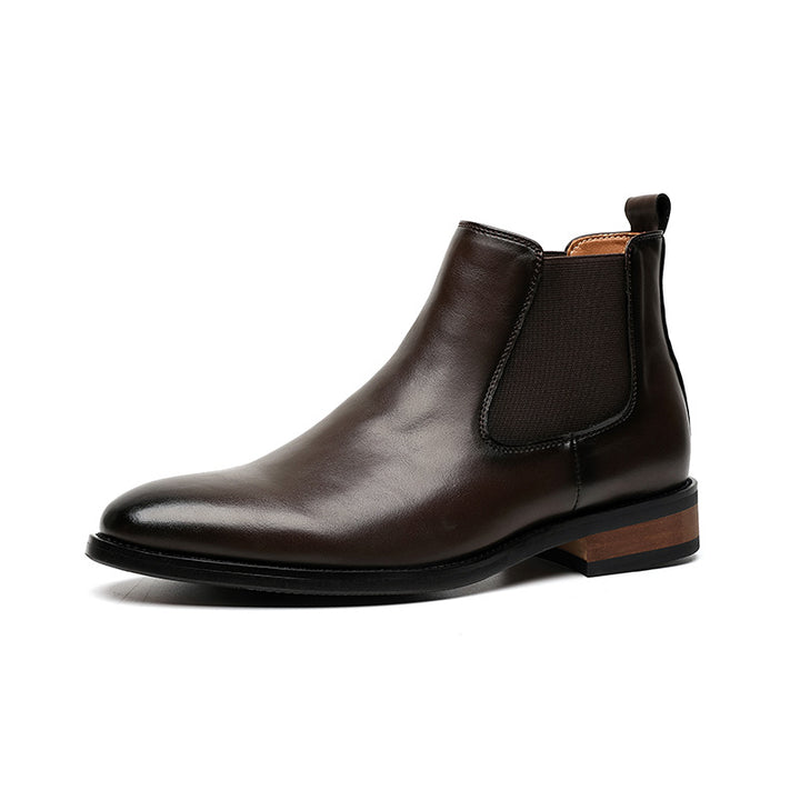 Herren-Chelsea-Stiefel, elegant, spitz zulaufend