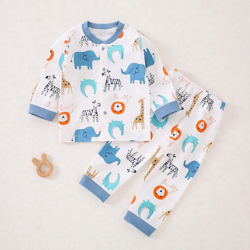Baby Baumwoll-Schlafanzug-Set, zweiteilig