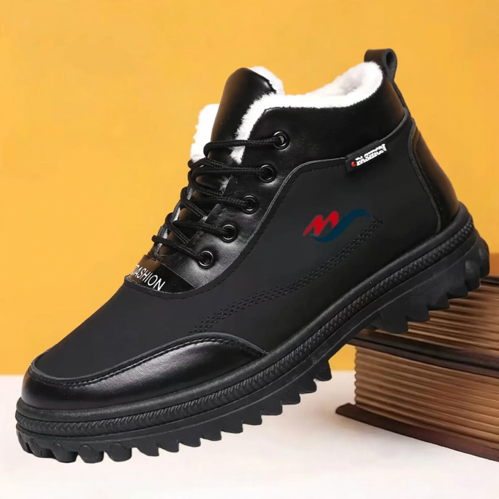 Gefütterte Herren-Stiefeletten, wasserabweisend, warm