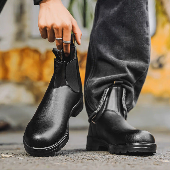 Herren-Chelsea-Stiefel, britischer Stil, rutschfest
